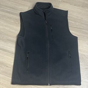 Filson Ridgeway Fleece Vest Mens Large Polartec 20052631 Dark Navy Full Zip Ski